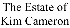 The Estate of Kim Cameron